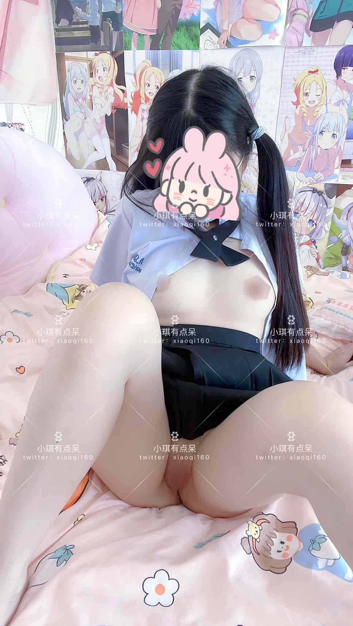 小琪有点呆 1套 全套写真图集视频下载 偶像派1602插图1