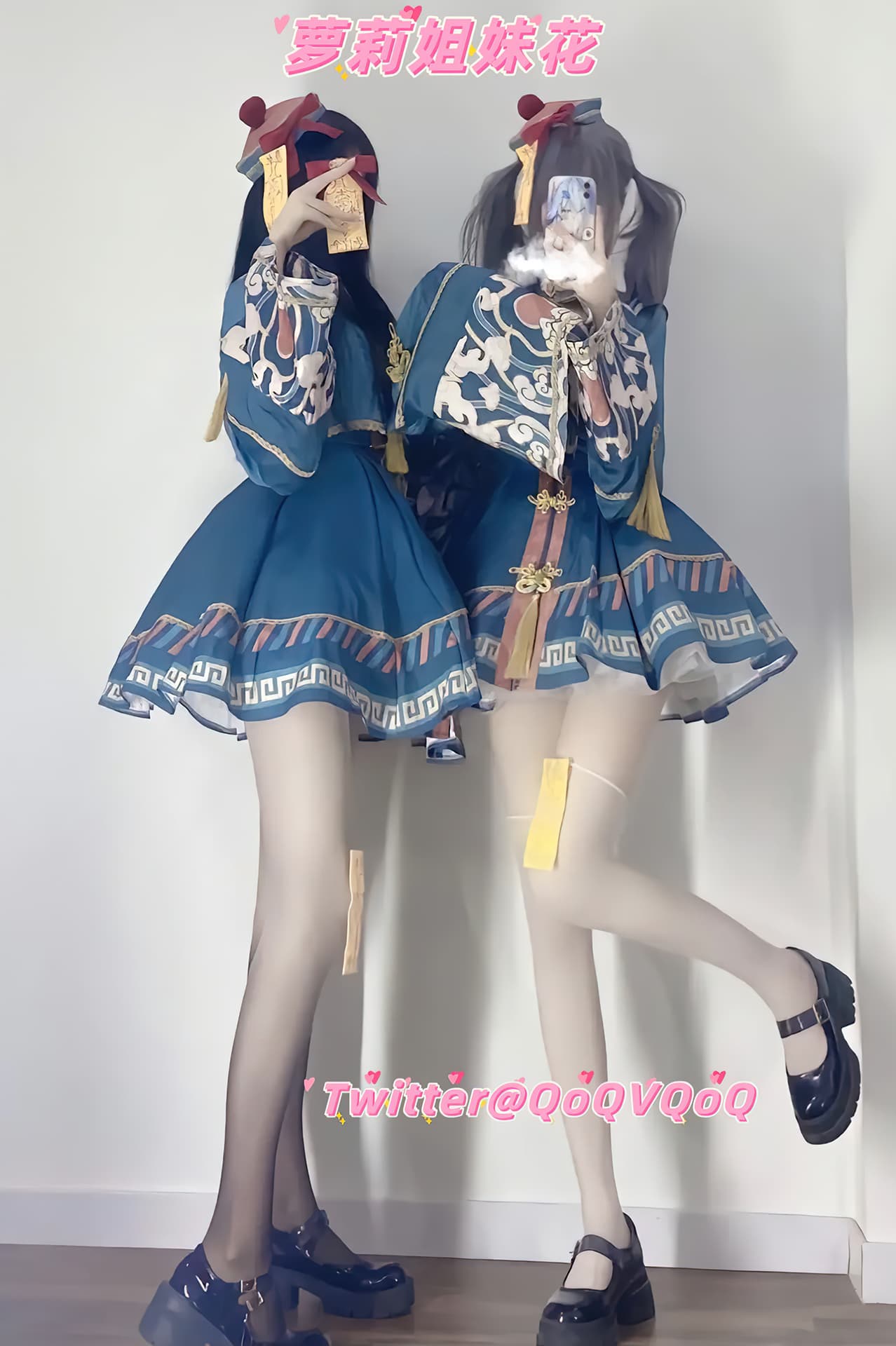 萝莉姐妹花(QoQVQoQ) 1套 全套写真图集视频下载 偶像派2366插图1