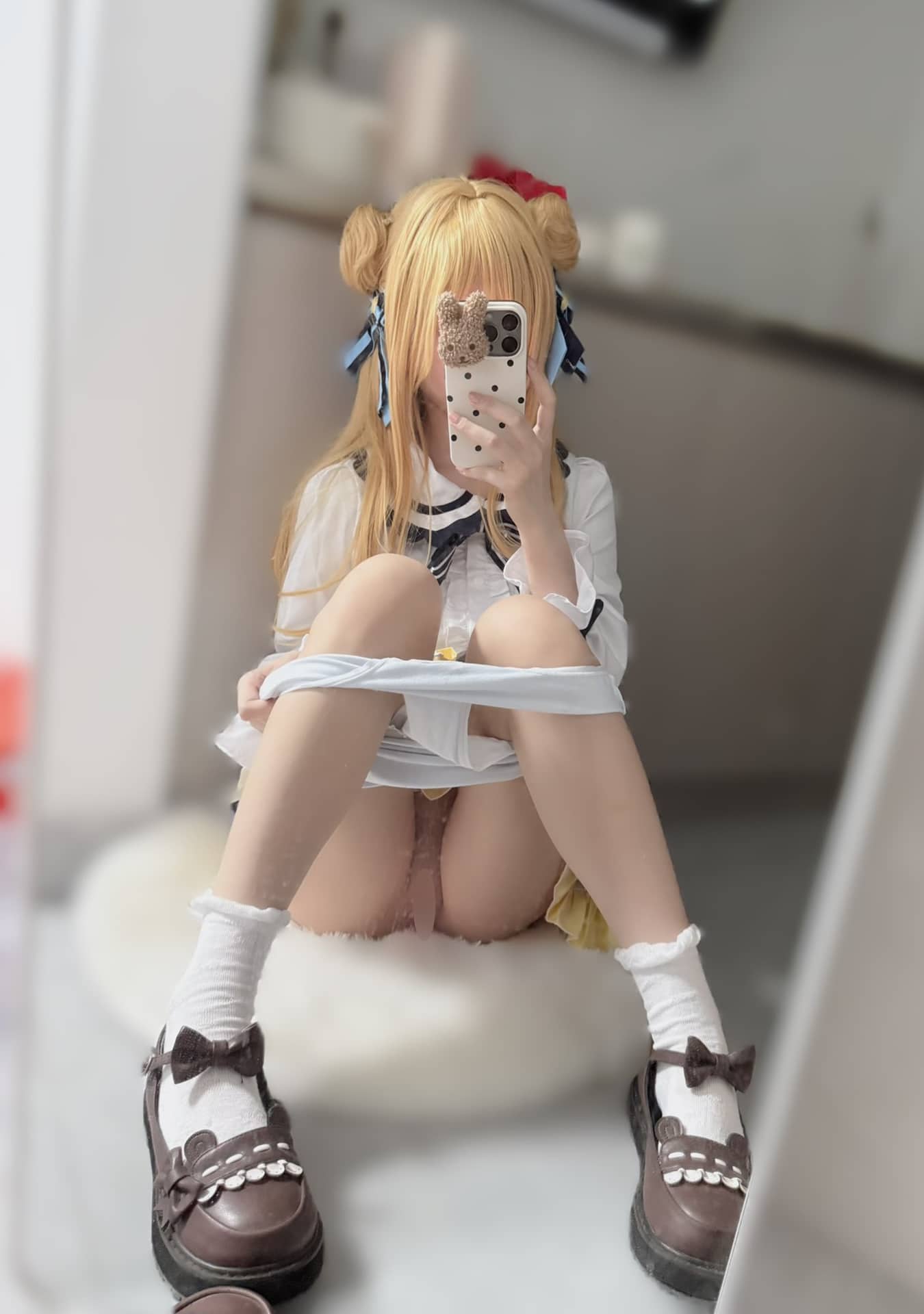 萌梨涡(现实是宅,886_QwQ) 1套 全套写真图集视频下载 偶像派2437插图2